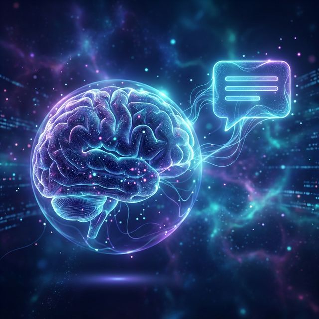 Abstract GenAI Assistant Visualization